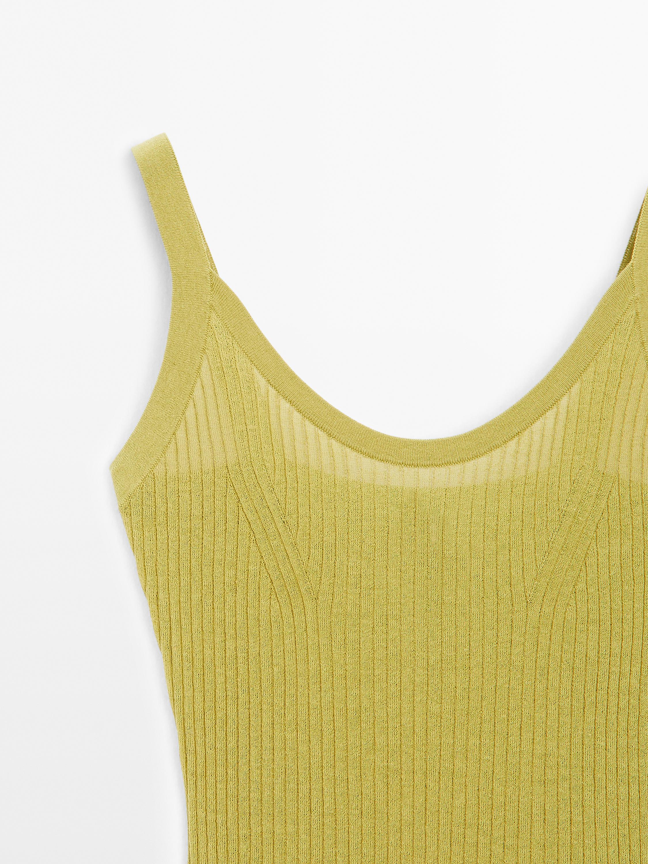 Body bretelles en maille de coton mélangé - STUDIO